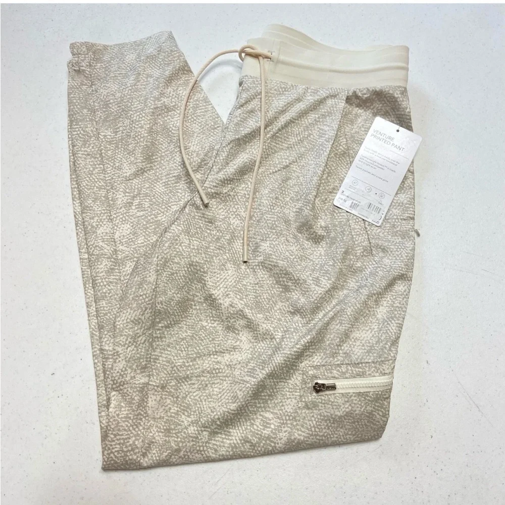 Athleta Venture Printed Pant-Vipor Grey-Size 2-NWT